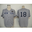 mlb new york yankees #18 pinstripe grey[gms]