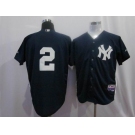 mlb new york yankees #2 jeter dk.blue[2011 home cool base]