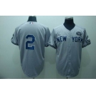 mlb new york yankees #2 jeter grey (gms the boss)