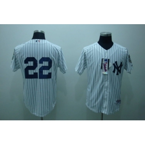 mlb new york yankees #22 winn white(2009 logo)