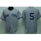 mlb new york yankees #5 dimaggio grey(2009 logo)