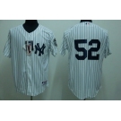 mlb new york yankees #52 sabathia white(2009 logo)