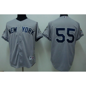 mlb new york yankees #55 matsui grey(2009 logo)