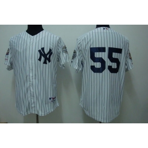 mlb new york yankees #55 matsui white(2009 logo)