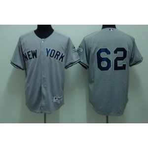 mlb new york yankees #62 chamberlain grey(2009 logo)