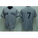 mlb new york yankees #7 mantle grey(2009 logo)