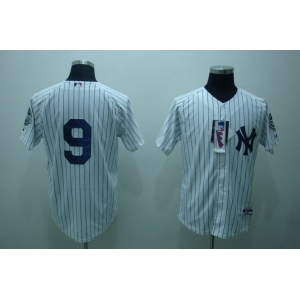 mlb new york yankees #9 maris white(2009 logo)