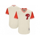 Men's 2017 Little League World Series Philadelphia Phillies Tan Jersey