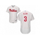 Men's Majestic Philadelphia Phillies #3 Chuck Klein White Red Strip Flexbase Authentic Collection MLB Jersey