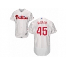 Men's Majestic Philadelphia Phillies #45 Tug McGraw White Red Strip Flexbase Authentic Collection MLB Jersey