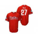 Men's Philadelphia Phillies #27 Aaron Nola 2017 Spring Training Cool Base Stitched MLB Jersey