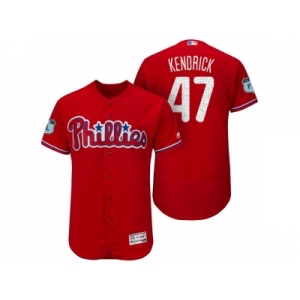 Men's Philadelphia Phillies #47 Howie Kendrick 2017 Spring Training Flex Base Authentic Collection Stitched Baseball Jersey