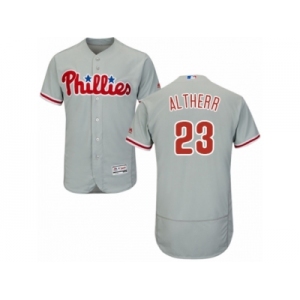 Philadelphia Phillies #23 Aaron Altherr Grey Flexbase Authentic Collection MLB Jersey