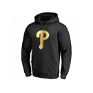 Philadelphia Phillies Gold Collection Pullover Hoodie Black