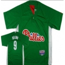 mlb Philadelphia Phillies #9 Brown Green