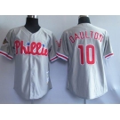 mlb jersey philadelphia phillies #10 daulton m&n grey