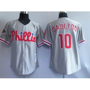 mlb jersey philadelphia phillies #10 daulton m&n grey