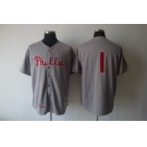 mlb jerseys philadelphia phillies #1 ashburn m&n grey