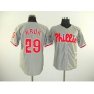 mlb jerseys philadelphia phillies #29 kruk grey[kruk]