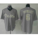 mlb jerseys philadelphia phillies #6 howard grey[number camo]