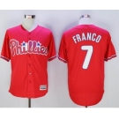 mlb jerseys philadelphia phillies #7 maikel franco red