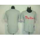 mlb jerseys philadelphia phillies blank grey