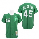 mlb jerseys philadephia phillies #45 mcgraw green 1981