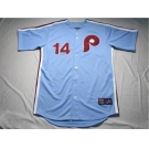 mlb philadelphia phillies #14 rose m&n lt.blue