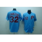 mlb philadelphia phillies #32 carlton m&n blue