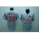 mlb philadelphia phillies #39 myers grey