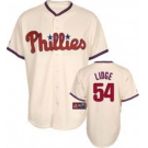 mlb philadelphia phillies #54 Lidge 2008 world series cream