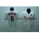 mlb philadelphia phillies #6 howard cream