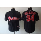 mlb philadephia phillies #34 halladay black(halladay)