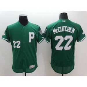 Men Pittsburgh Pirates #22 Andrew McCutchen Majestic green Flexbase Authentic Collection Player Jersey
