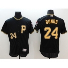 Men Pittsburgh Pirates #24 barry bonds Majestic black Flexbase Authentic Collection Player Jersey