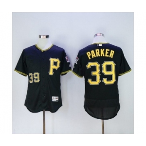 Men Pittsburgh Pirates #39 dave parker Majestic Black Flexbase Authentic Collection Player Jersey