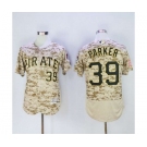 Men Pittsburgh Pirates #39 dave parker Majestic Camo Flexbase Authentic Collection Player Jersey