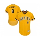 Men Pittsburgh Pirates #8 Willie Stargell Majestic Yellow Flexbase Authentic Collection Player Jersey