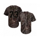 Men's Majestic Pittsburgh Pirates #73 Felipe Vazquez Authentic Camo Realtree Collection Flex Base MLB Jersey