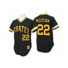 Men's Mitchell and Ness Pittsburgh Pirates #22 Andrew McCutchen Authentic Black Throwback MLB Jersey