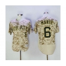 Men's Pittsburgh Pirates #6 Starling Marte Majestic Camo Flexbase Authentic Collection Player Jersey