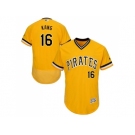 Pittsburgh Pirates #16 Jung-ho Kang Gold Flexbase Authentic Collection Cooperstown Stitched MLB Jersey