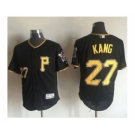 Pittsburgh Pirates #27 Jung-ho Kang Black Flexbase Authentic Collection Stitched Baseball Jersey