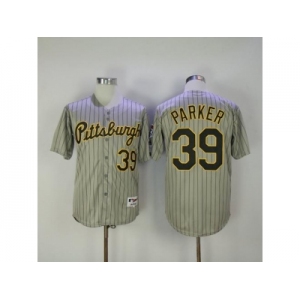 Pittsburgh Pirates #39 Dave Parker Grey Strip 1997 Turn Back The Clock Stitched MLB Jersey