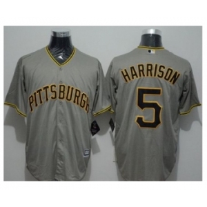 Pittsburgh Pirates #5 Josh Harrison Grey New Cool Base Stitched Baseball Jersey