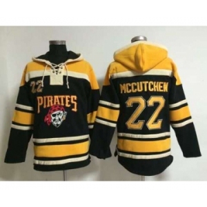 mlb jerseys pittsburgh pirates #22 mccutchen black[pullover hooded sweatshirt]