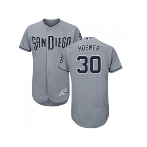 Men San Diego Padres #30 Eric Hosmer Gray Flexbase Authentic Collection Stitched Baseball Jersey