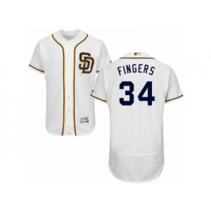 Men's Majestic San Diego Padres #34 Andrew Cashner White Flexbase Authentic Collection MLB Jersey