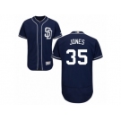 Men's Majestic San Diego Padres #35 Randy Jones Navy Blue Flexbase Authentic Collection MLB Jersey