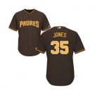 Men's Majestic San Diego Padres #35 Randy Jones Replica Brown Alternate Cool Base MLB Jersey